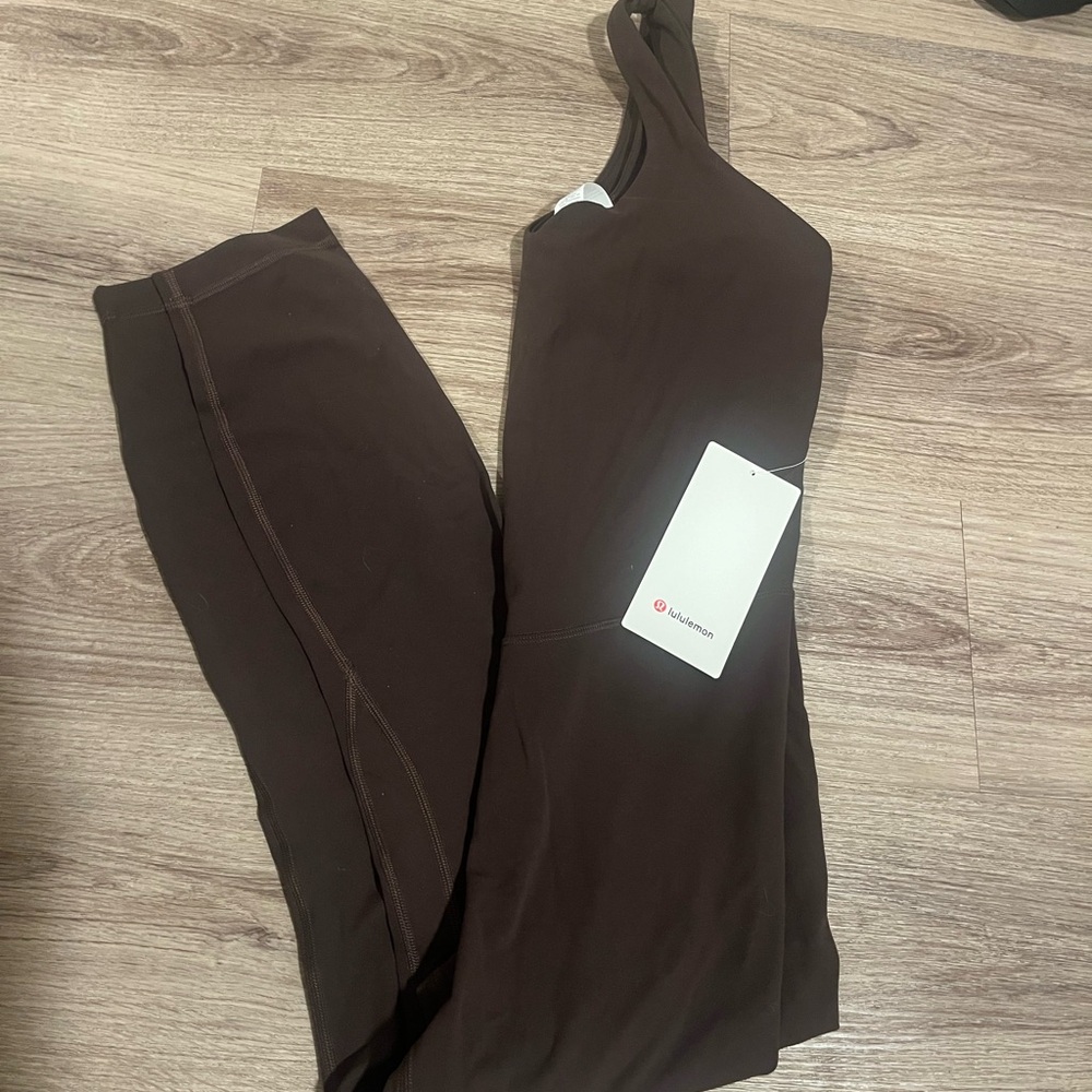 lululemon athletica Chocolate Brown Jumpsuit